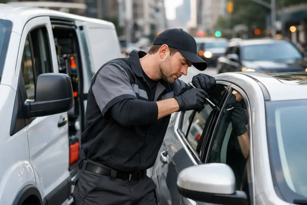 Cerrajero urgente para autos: qué resolver ya