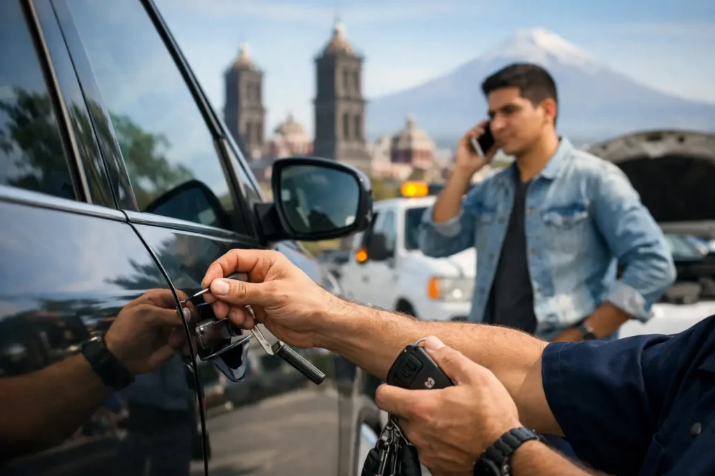 Cerrajería automotriz Puebla: ayuda rápida