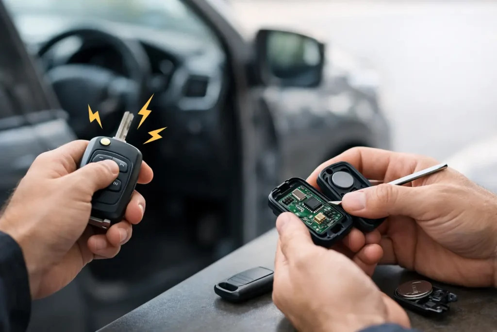 ¿Falla tu control remoto automotriz? Qué hacer
